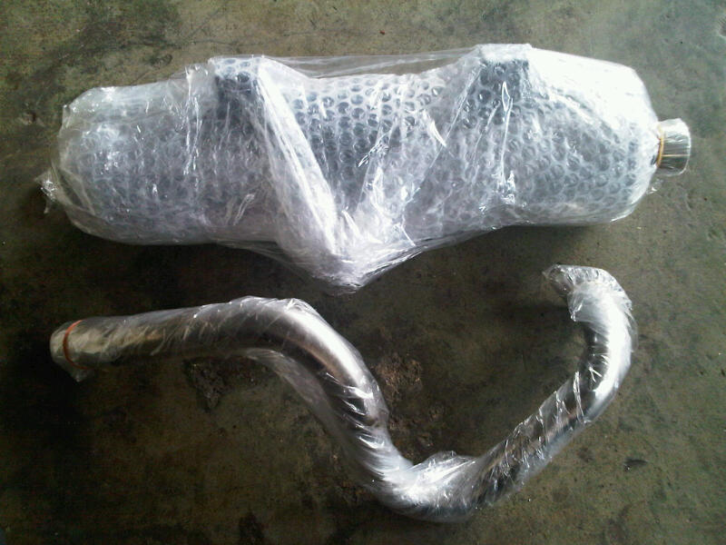 Leher Knalpot Cms Vario. Review knalpot (semi) racing “CMS” pada Vario 125