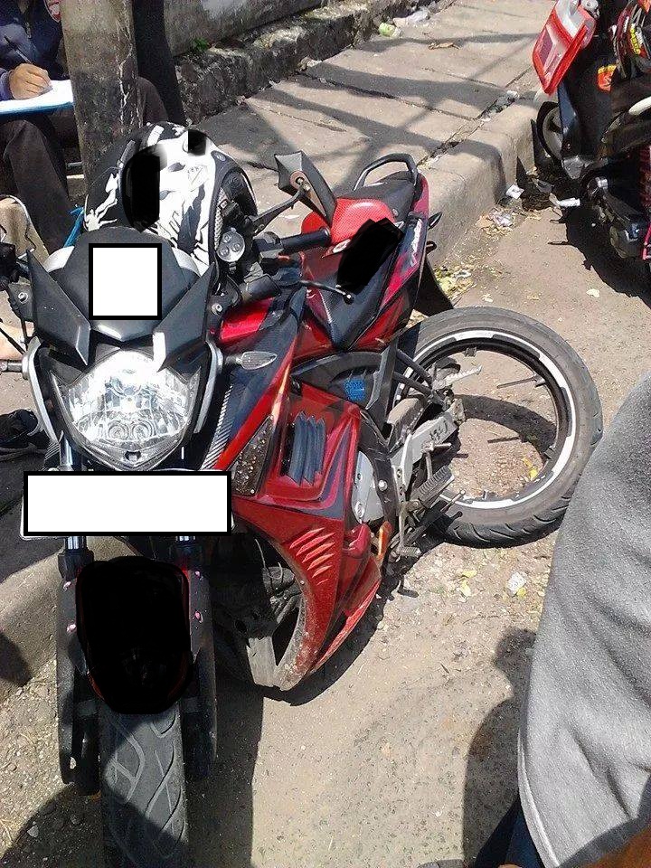 Harga Velg Dokar Vario Di Bali. Velg Vixion Remuk Hancur Setelah ditabrak Vario