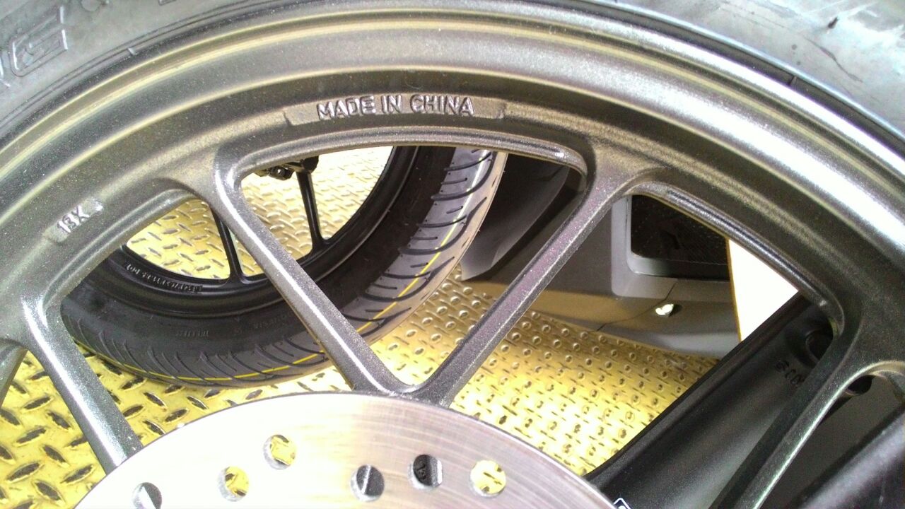 Velg Vario Made In China. Dan velg honda vario 150 pun beralih ke “made in china