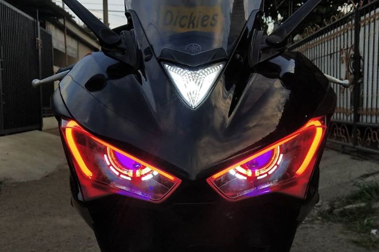 Lampu Alis Vario Variasi. Simak Bahayanya Modifikasi Lampu Motor, Sebabkan Aki Tekor dan Kena Denda Setengah Juta Rupiah