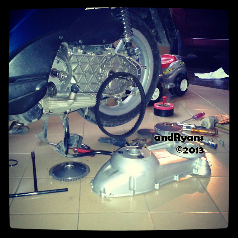 Ukuran Baut Cvt Vario. DIY: Utak Utik CVT (bersih-bersih CVT dan ganti Per CVT Piaggio Liberty 150ie) part 1