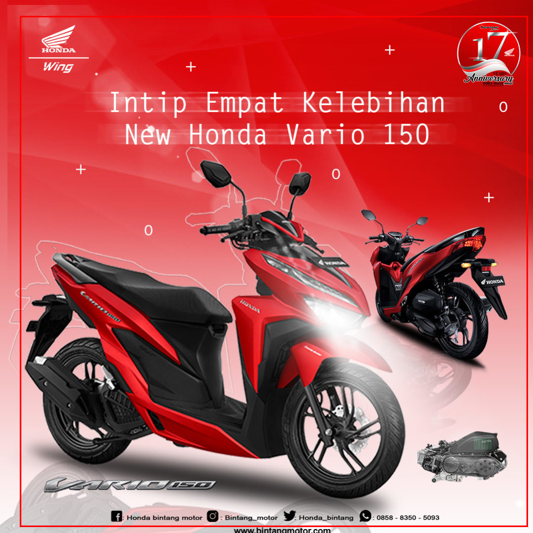 Tinggi Jok Vario 150 Cc. Intip Empat Kelebihan New Honda Vario 150