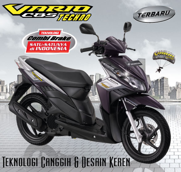 Vario Cbs 2011 Violet Silver. Stripping Baru Honda Vario CBS Techno