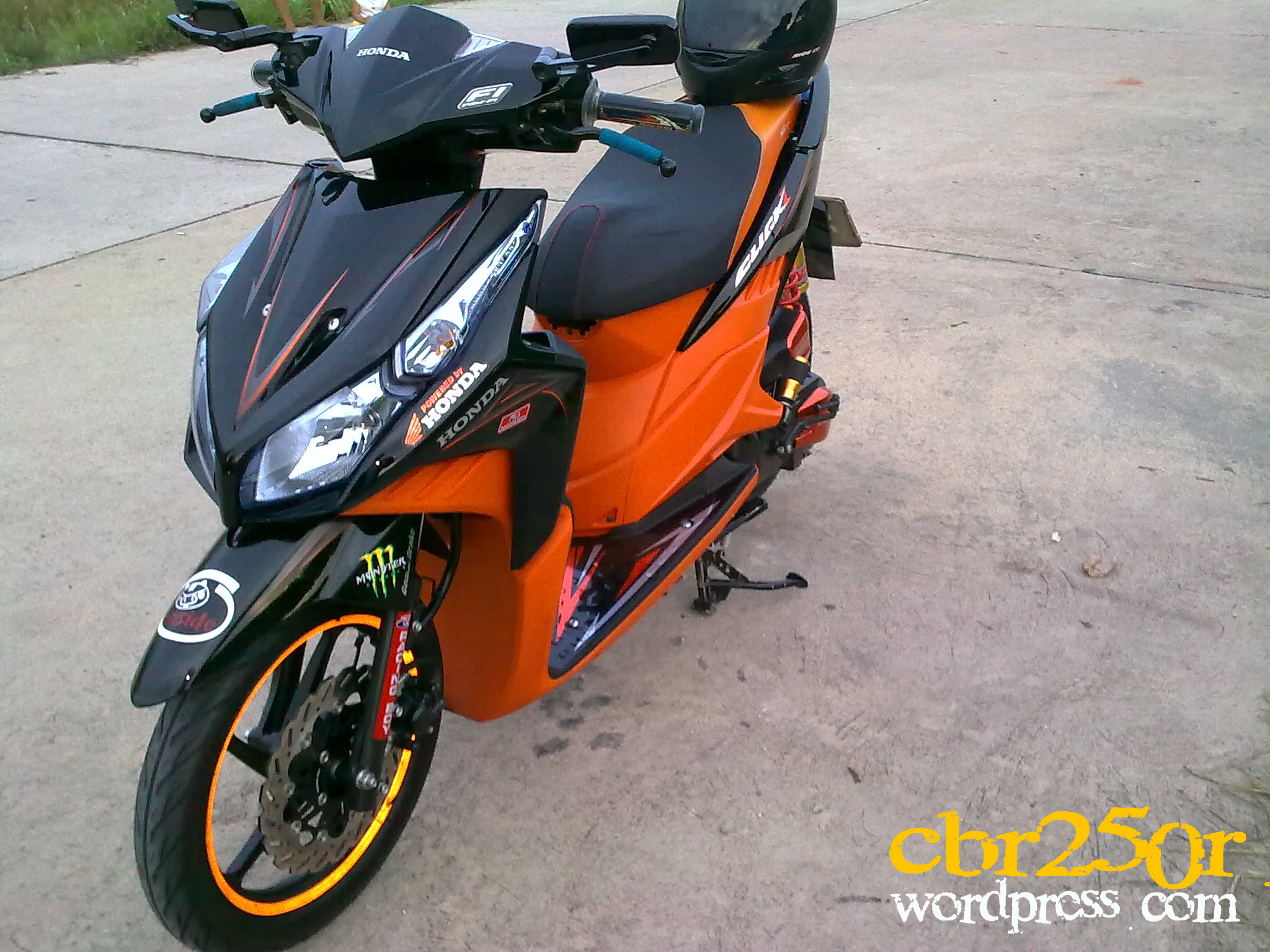 Modifikasi Cat Motor Vario Techno. Modifikasi Warna Motor Vario Techno Terbaik Dan Terupdate