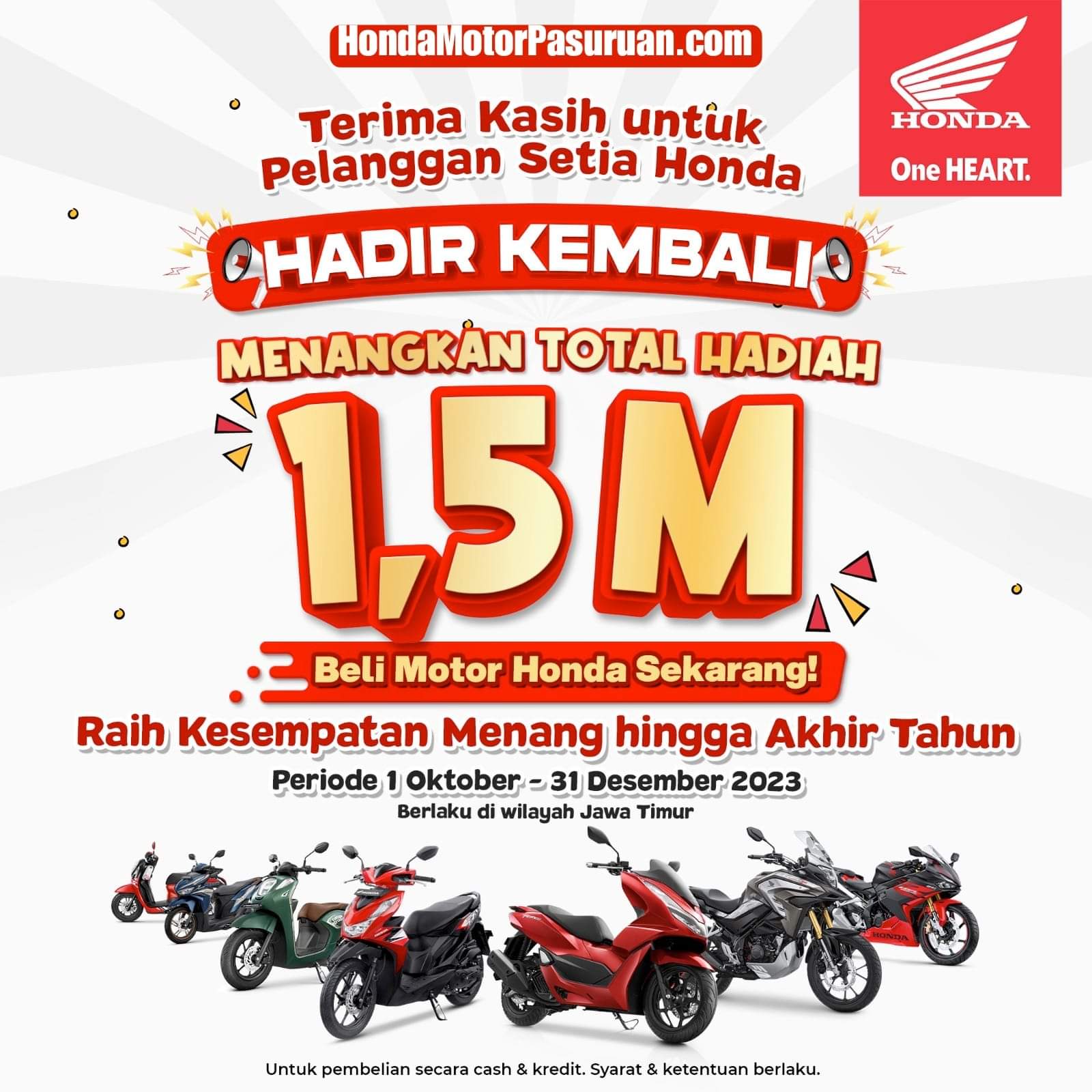 Brosur Kredit Vario 125 New. Brosur Kredit Motor Honda Pasuruan Terbaru 2023