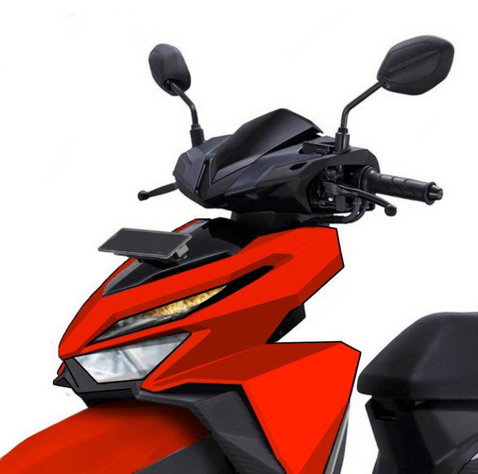 Pô Zin Vario 2017. Menerawang perombakan Honda new Vario 150 facelift, sensornya lengkap parah !!!