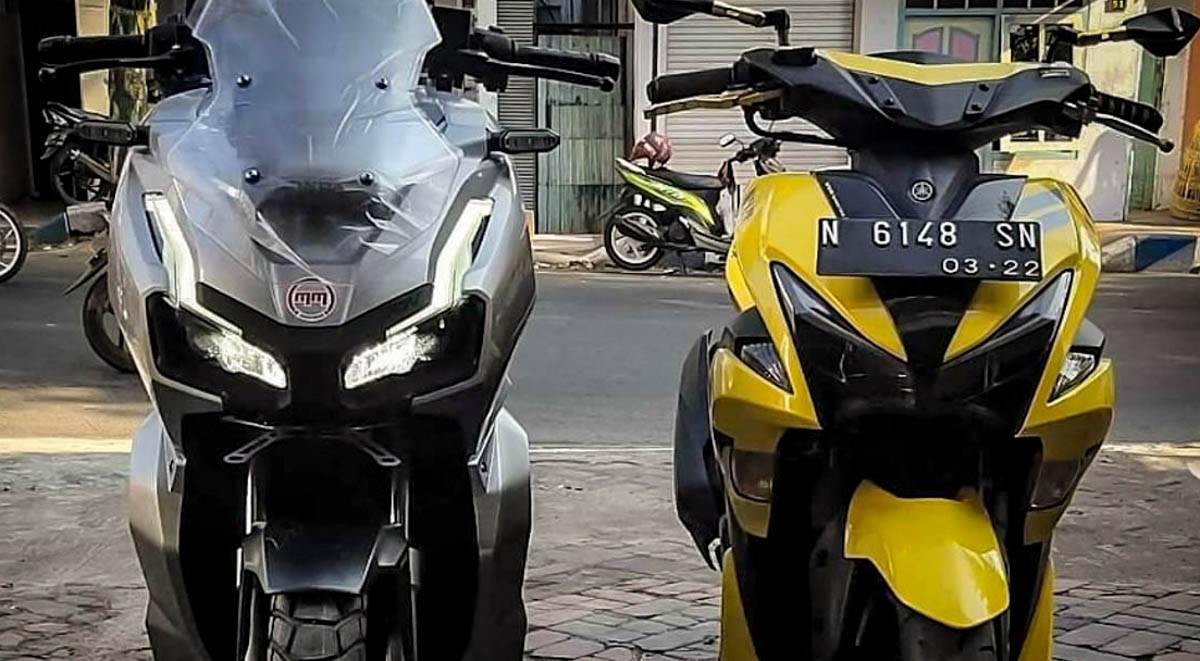 Vario 150 Vs Adv 150. [Foto] Komparasi body Honda ADV-150 vs Yamaha Aerox 155, lawan berat cak !