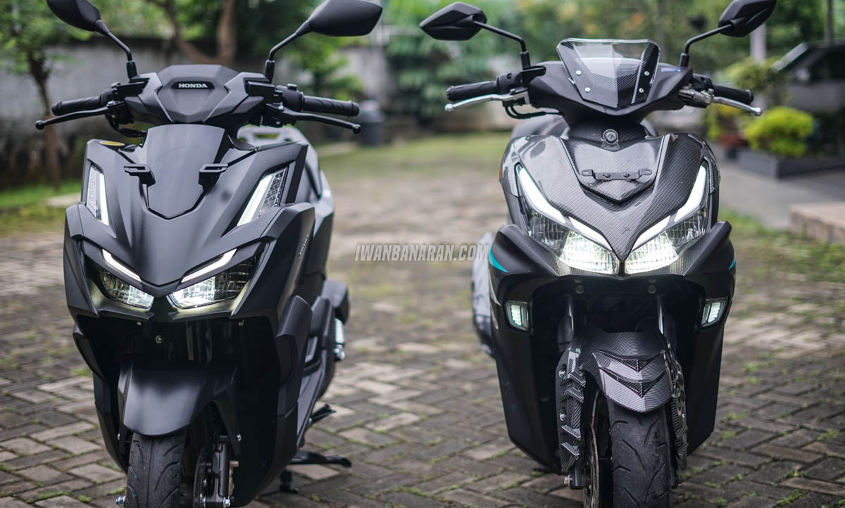 Vario 160 Vs Aerox 155. Adu ganteng New Vario 160 vs Aerox 155 full accessories GMA, wowww ternyata ???