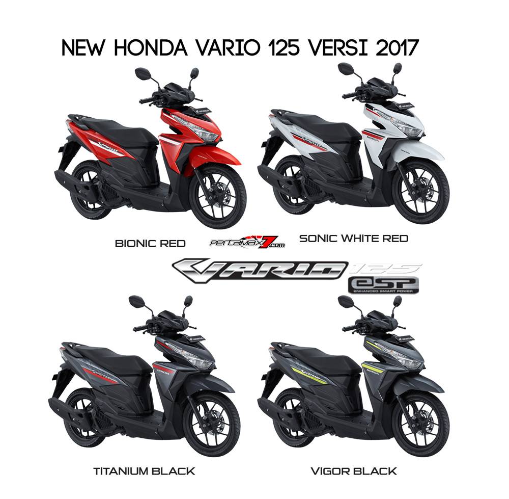 Vario Techno Cbs 2017. Warna Baru Honda Vario 125 Versi 2017, Harga Mulai Rp.18,175 Juta