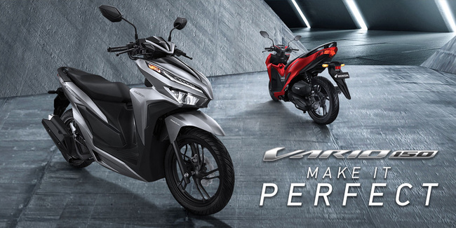 Harga Motor Vario Liquid Cooled Engine. Ini Spesifikasi Lengkap New Honda Vario 125 dan New Honda Vario 150