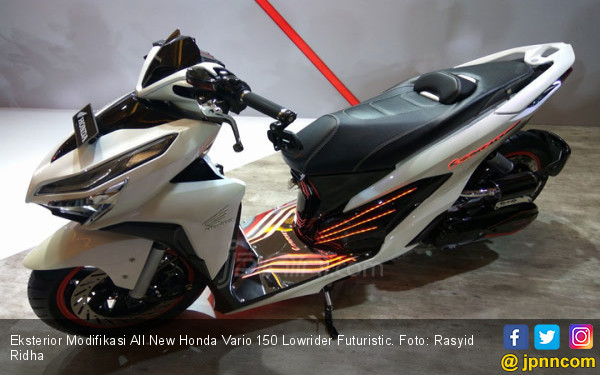 Vario Cbs Modif Lowrider. Modifikasi All New Honda Vario 150 Lowrider Futurstic Foto