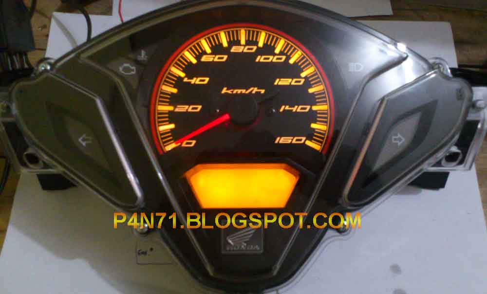 Speedometer Vario 125 Custom. LCD Speedometer Vario 125 Blank