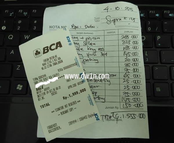 Seal As Roda Belakang Vario 110. Total Biaya Turun Mesin Honda Supra X 125