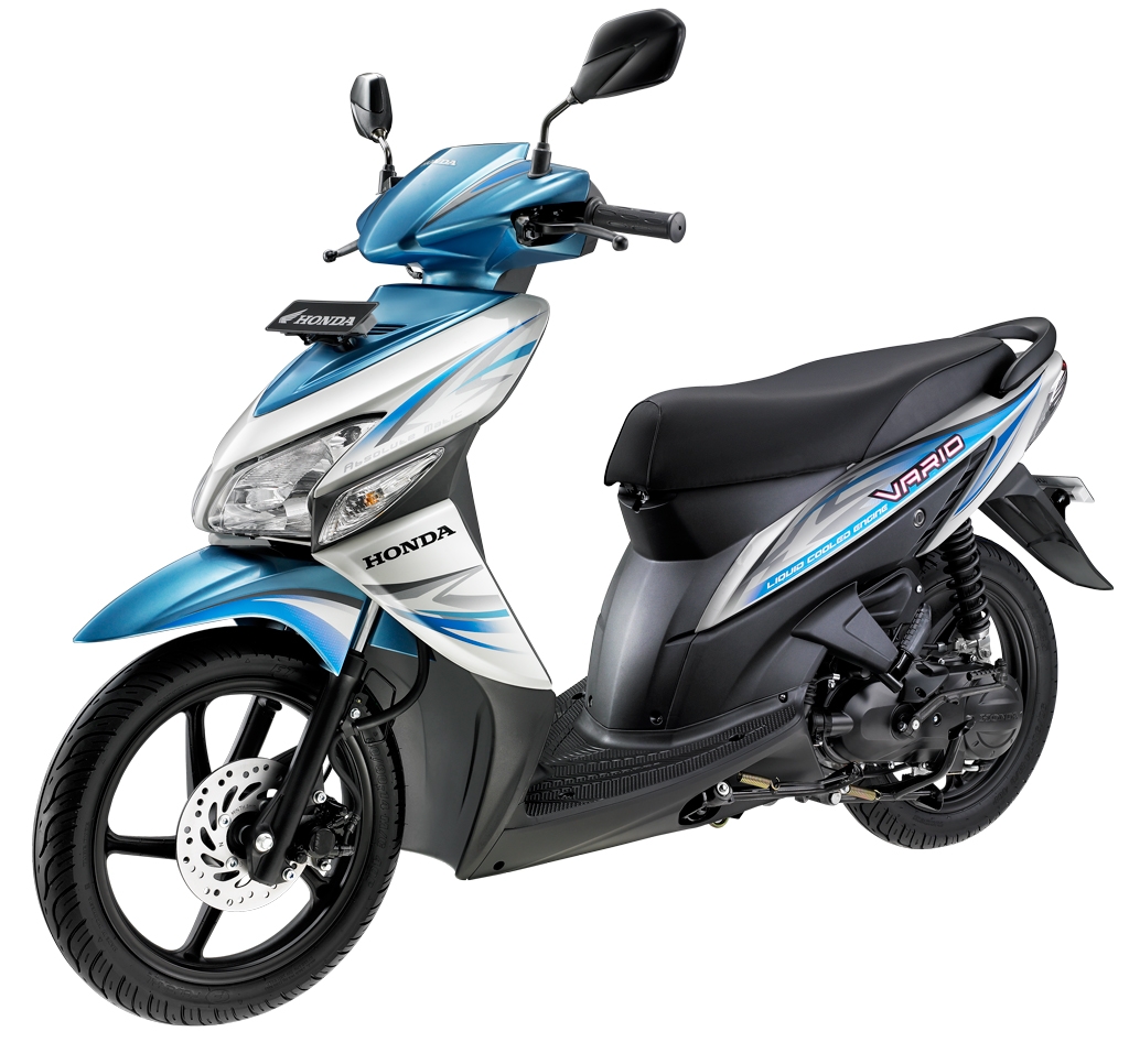 Vario Techno 2011 Warna Biru. Pembedakan Vario, Bisa Tahan Penurunan Vario CW Gak?