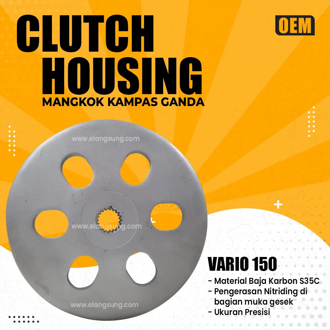 Mengatasi Getaran Mesin Vario 150. Clutch Housing Vario 150