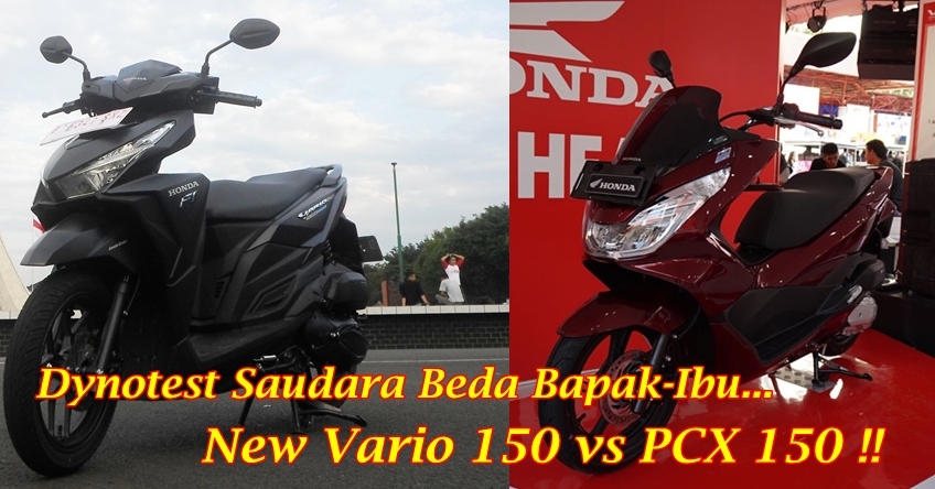 Honda Vario 150 Vs Pcx 150. Hasil Dyno Test Honda Vario 150 vs PCX 150, Beda Tipiss !!