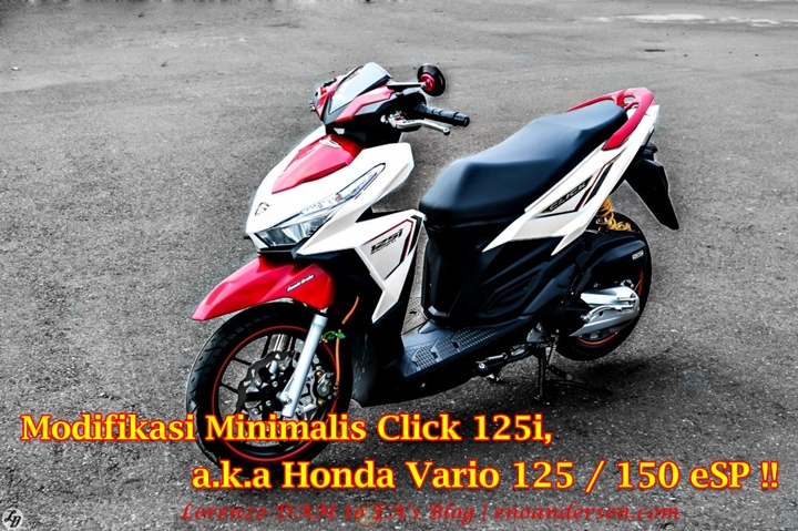 Vario 125 Minimalis Modif. Modifikasi Minimalis New Honda Vario 125 & 150, Inspirasi Cakep Nih !