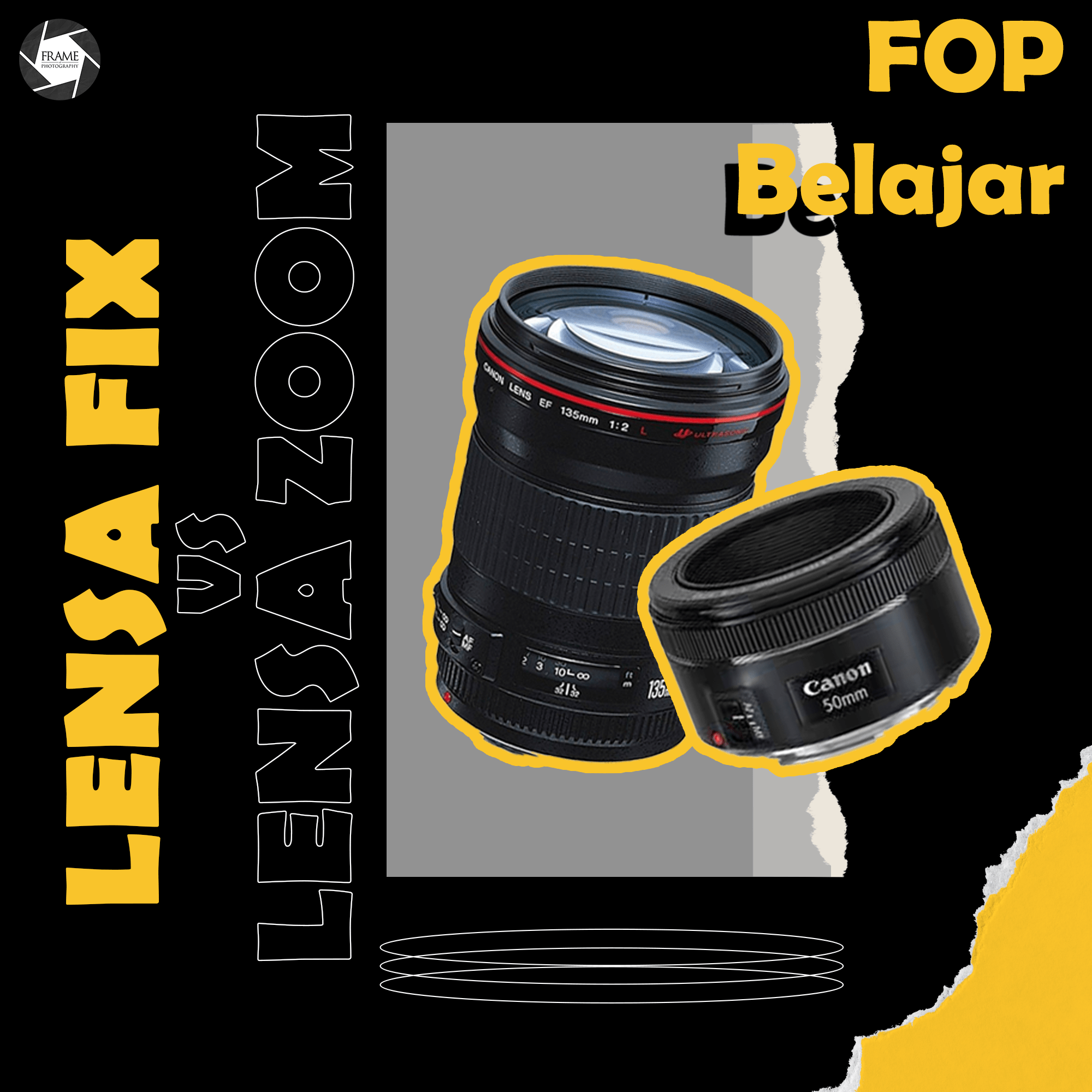 Vario Vs Zoom. FOP Belajar – Lensa Fix vs Lensa Zoom