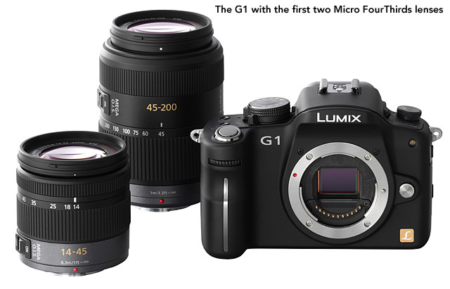 Lumix G Vario 14-45. Lumix DMC-G1, kamera Micro Four Thirds pertama di dunia