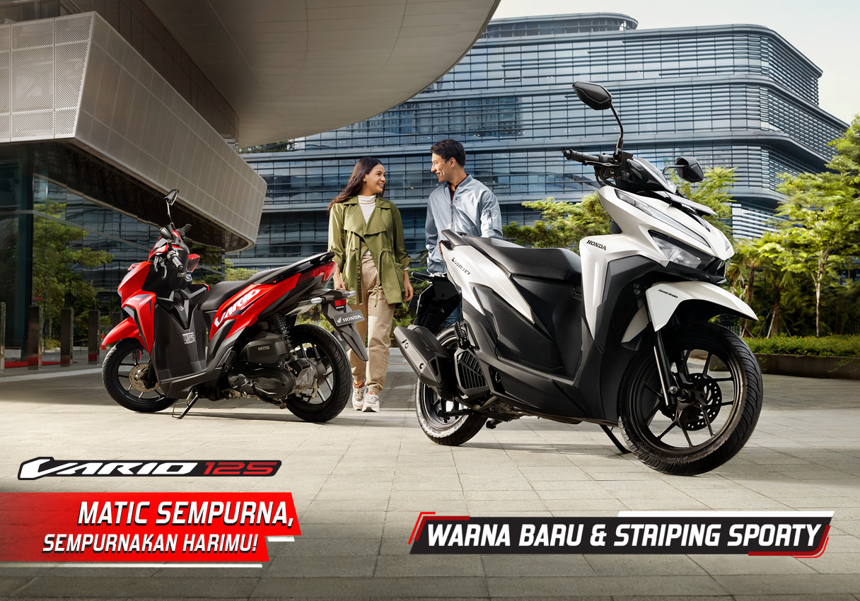 Pilihan Warna New Vario 150. Honda Luncurkan Vario 125 dan 150 dengan Warna Baru