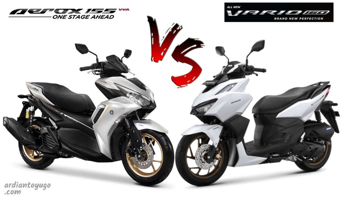 Vario 160 Abs Vs Aerox Abs. Perbandingan Vario 160 VS Aerox 155, Pilih Mana…??