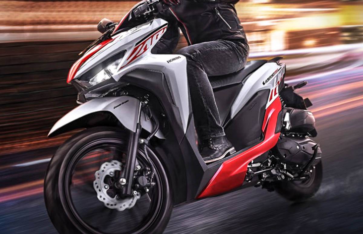 Gambar Vario Tahun 2020. Foto-foto lengkap warna baru Honda Vario 2020, putih merahnya keren !!!