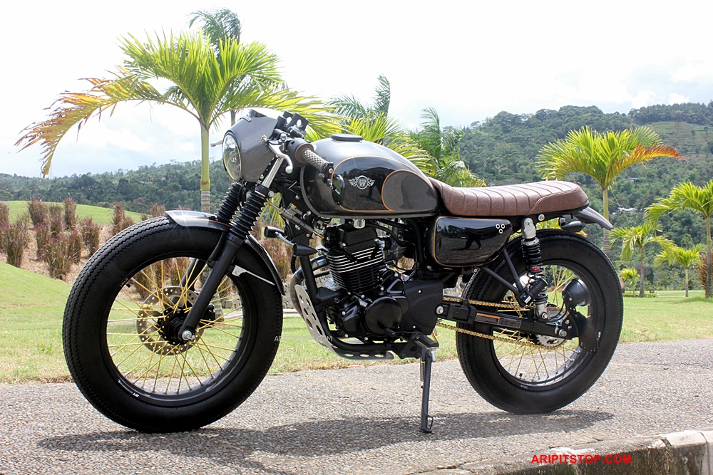 Modif Vario 110 Stang Jepit. Galeri Modifikasi W175 Ala Cafe Racer Yang Menggoda Iman