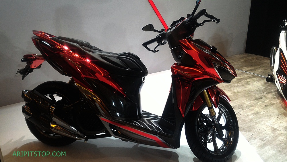 Modif Honda Vario New. Video, Modifikasi Honda All New Vario Pasang Knalpot CBR250RR Plus Sok USD