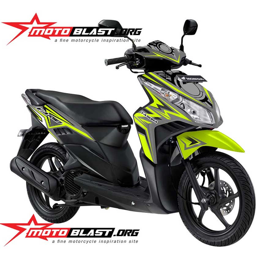 Vario Techno Silver. Decal Stiker Honda Vario 110 Techno Silver SunMoon VR46