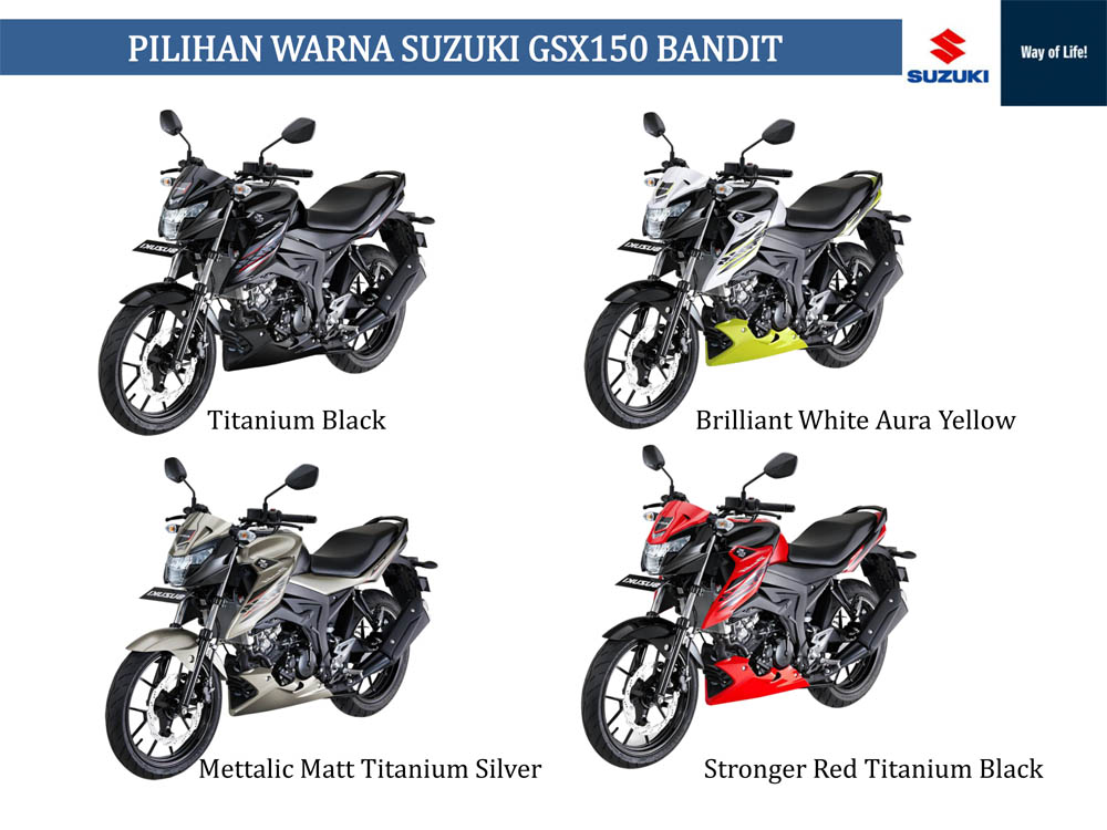 Vario 160 Harga Manado. Suzuki GSX150 Bandit Resmi rilis di Manado, berikut Review, Harga dan spesifikasi