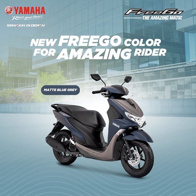 Vario 150 Xanh Nhám. Yamaha Freego update warna baru, semakin keren bro