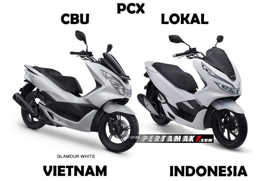 Velg Vario Vietnam. Perbedaan Honda PCX Lokal Indonesia VS Honda PCX 153 CBU Vietnam