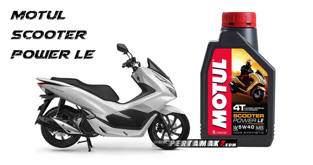 Oli Motul Matic Vario. Motul Scooter Power LE Kemasan 0,8 Liter, Pas untuk Honda PCX Lokal Vario 150 dan Skutik 4T Lain