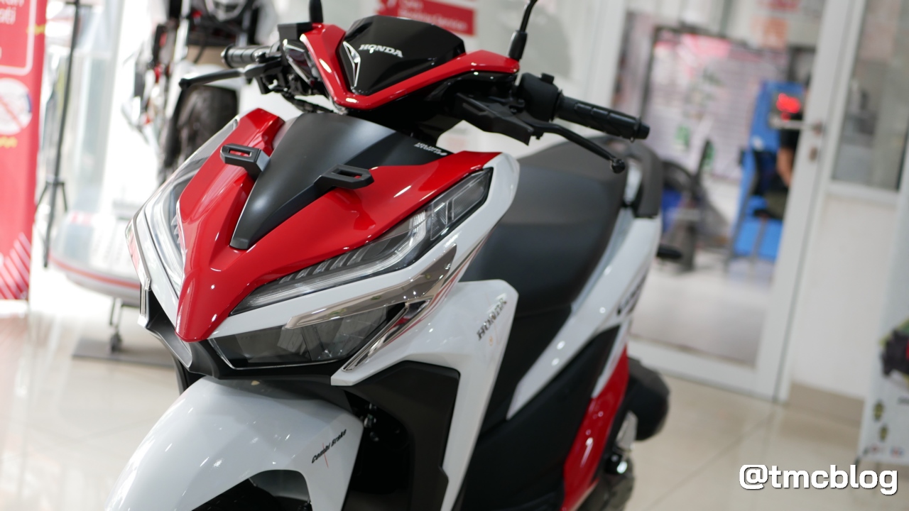 Vario Merah Dop 2020. [VLOG] Impresi pertama Lihat Honda Vario 150 Sporty White Red 2020 . . . Koq Keren ?