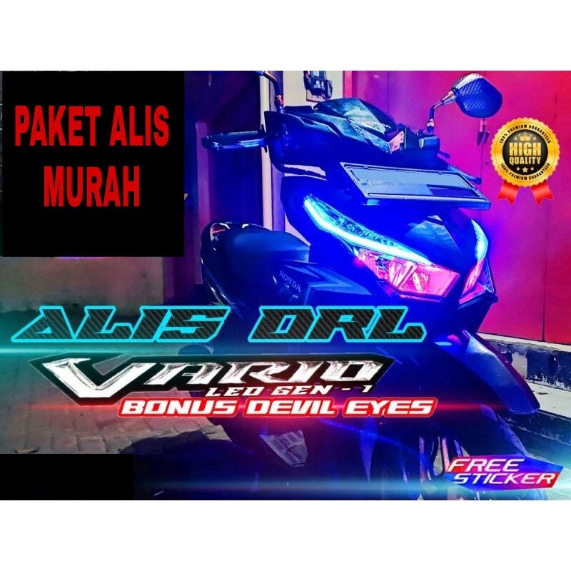 Berapa Ukuran Lampu Alis Vario 150 New. Harga Pasang Lampu Alis Vario 150