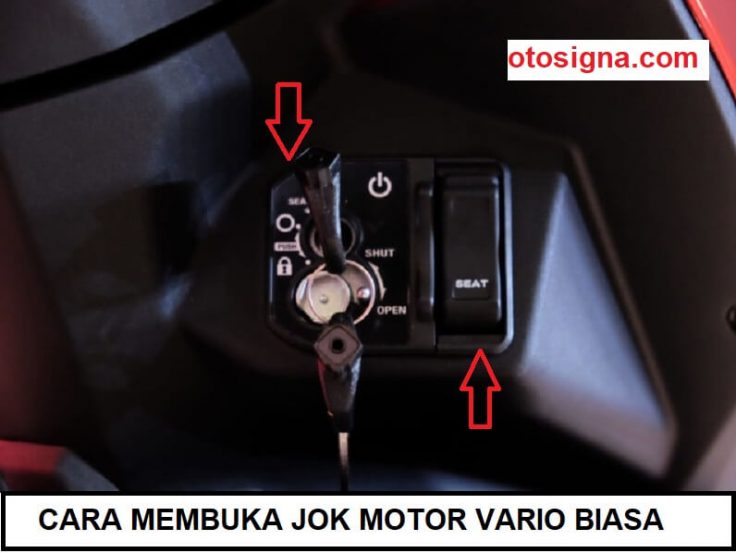 Cara Membuka Seat Vario 150. Cara Membuka Jok Motor Vario Tanpa Kunci