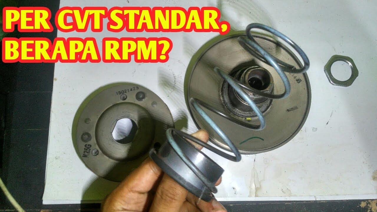 Standar Rpm Vario 125. Ukuran Standar Per CVT Vario 125: Berapa RPM yang Ideal?