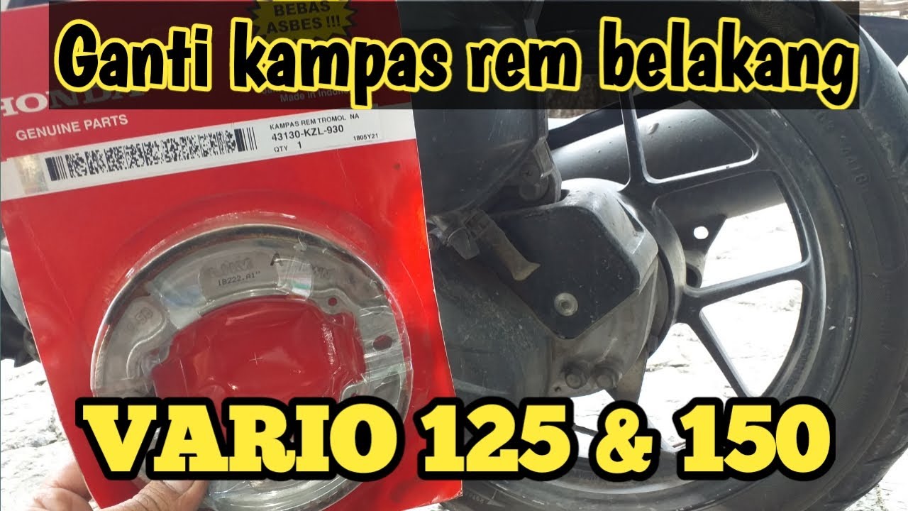 Persamaan Kabel Rem Vario 125. Persamaan Kampas Rem Belakang Vario 125