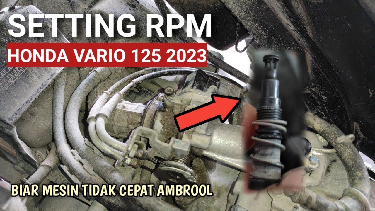 Setelan Langsam Vario 125. Cara Menyetel Langsam Motor Vario 125