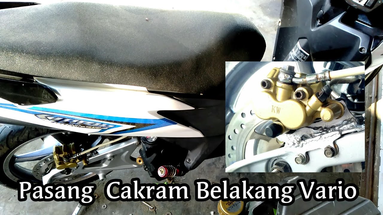 Pasang Cakram Vario. Cara Memasang Cakram Belakang pada Honda Vario 125