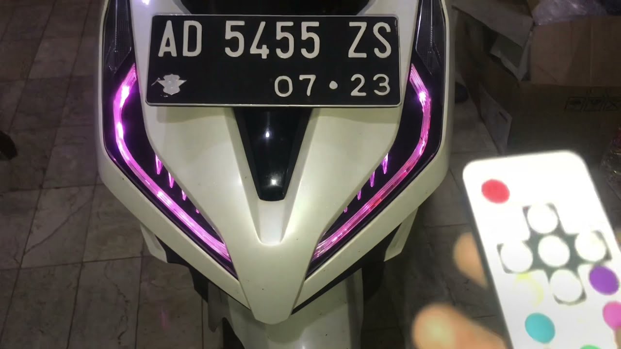 Alis Led Vario 150. Berapa Panjang Lampu Alis Vario 150?