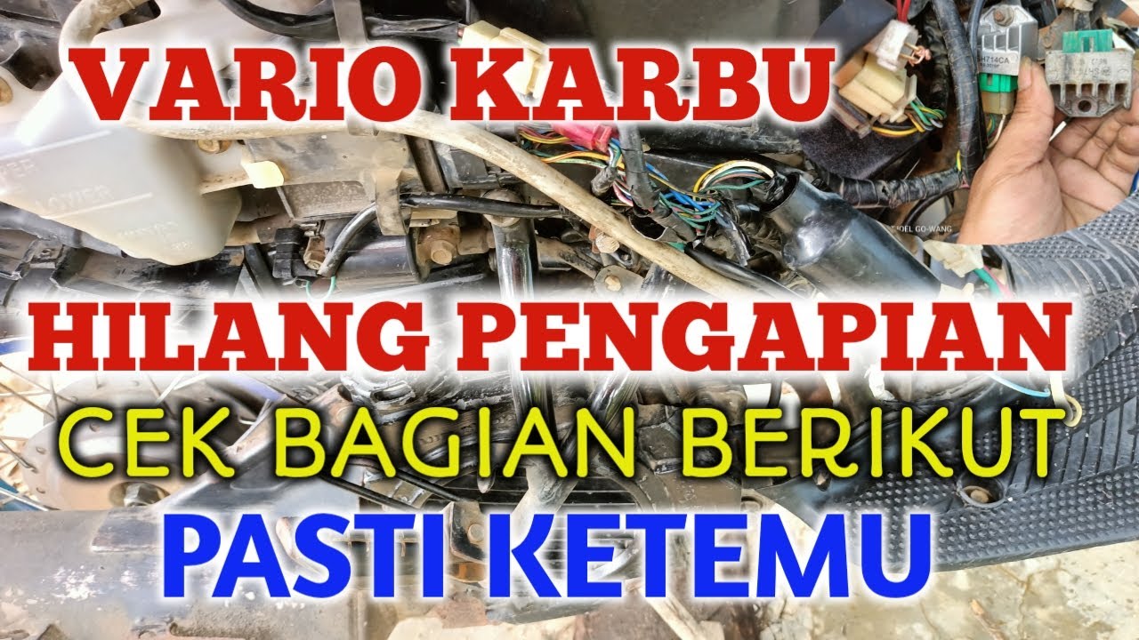 Kunci Vario 110 Hilang. Solusi Mengatasi Pengapian Vario 110 yang Hilang