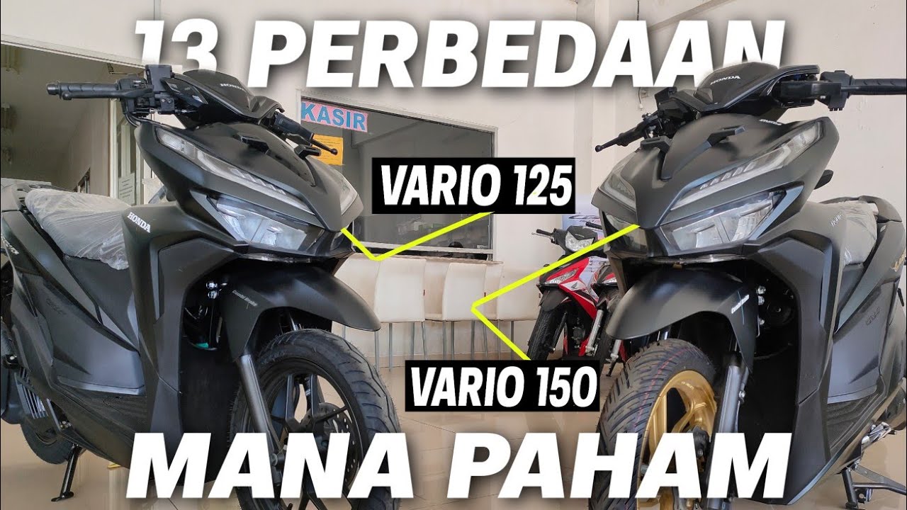 Ukuran Blok Seher Vario 125. Perbedaan Blok Seher Vario 125 dan 150