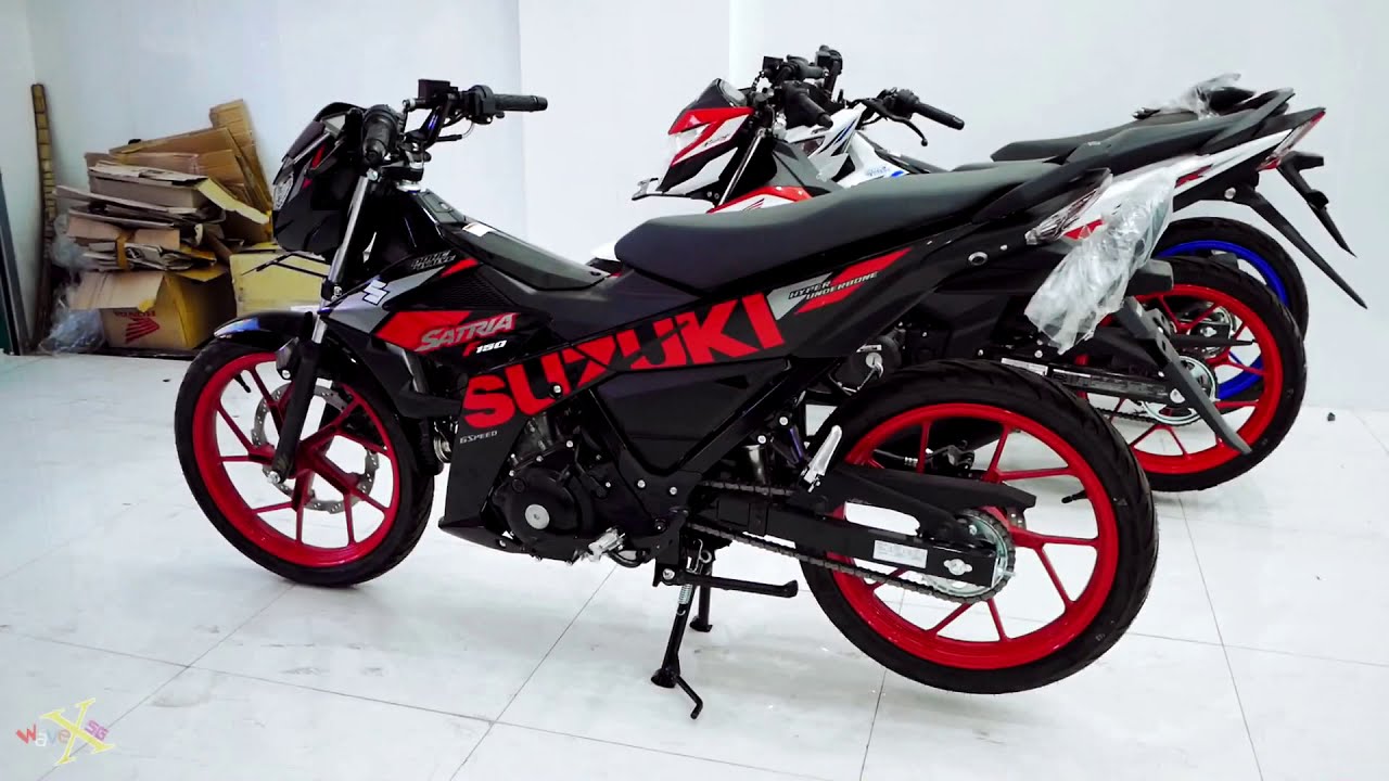 Bán Xe Vario 150 Trả Góp. Suzuki Satria F150 2021 Titan Black Review