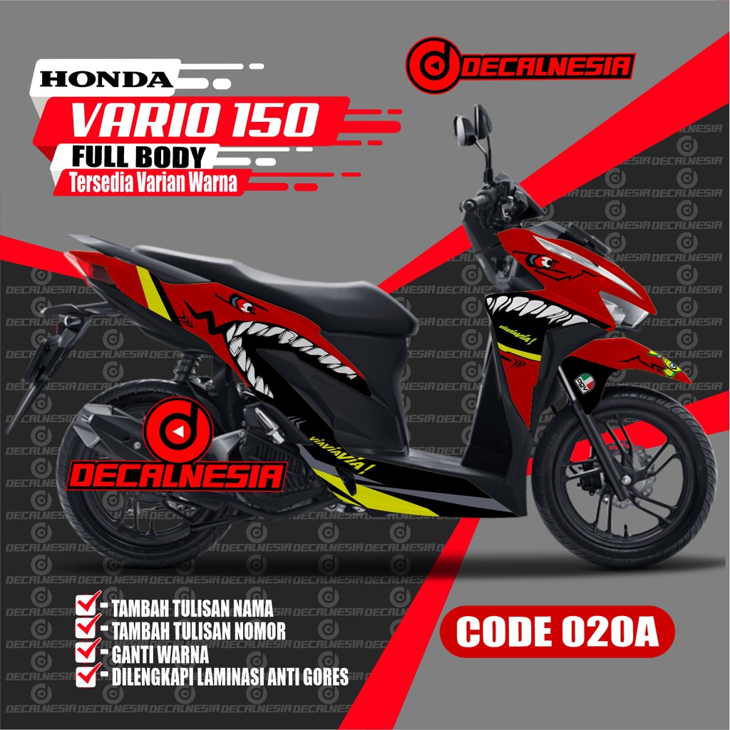 Modifikasi Striping Vario 110 Karbu. Modifikasi Vario 110 Karbu Warna Hitam ⋆ Wikiedukasi