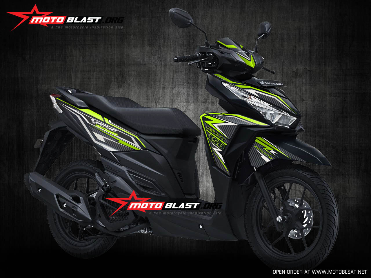 Modif Stiker Motor Honda Vario. Modifikasi Motor Honda Vario 150Esp Black Matte Stiker Warna Hitech, bakal buat kalian kesemsem setengah mati !