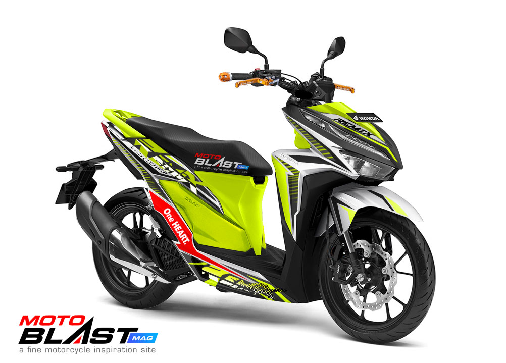 Modif Vario Facelift. Modifikasi Honda Vario 150 Facelift Big Fighter