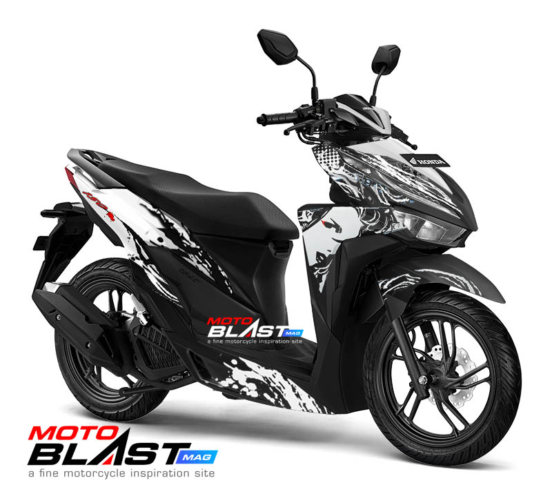 Vario 150 Warna Putih 2019. Honda Vario 150 Special Edition 2019 ada Versi Kabuki Bro!! Sangarr