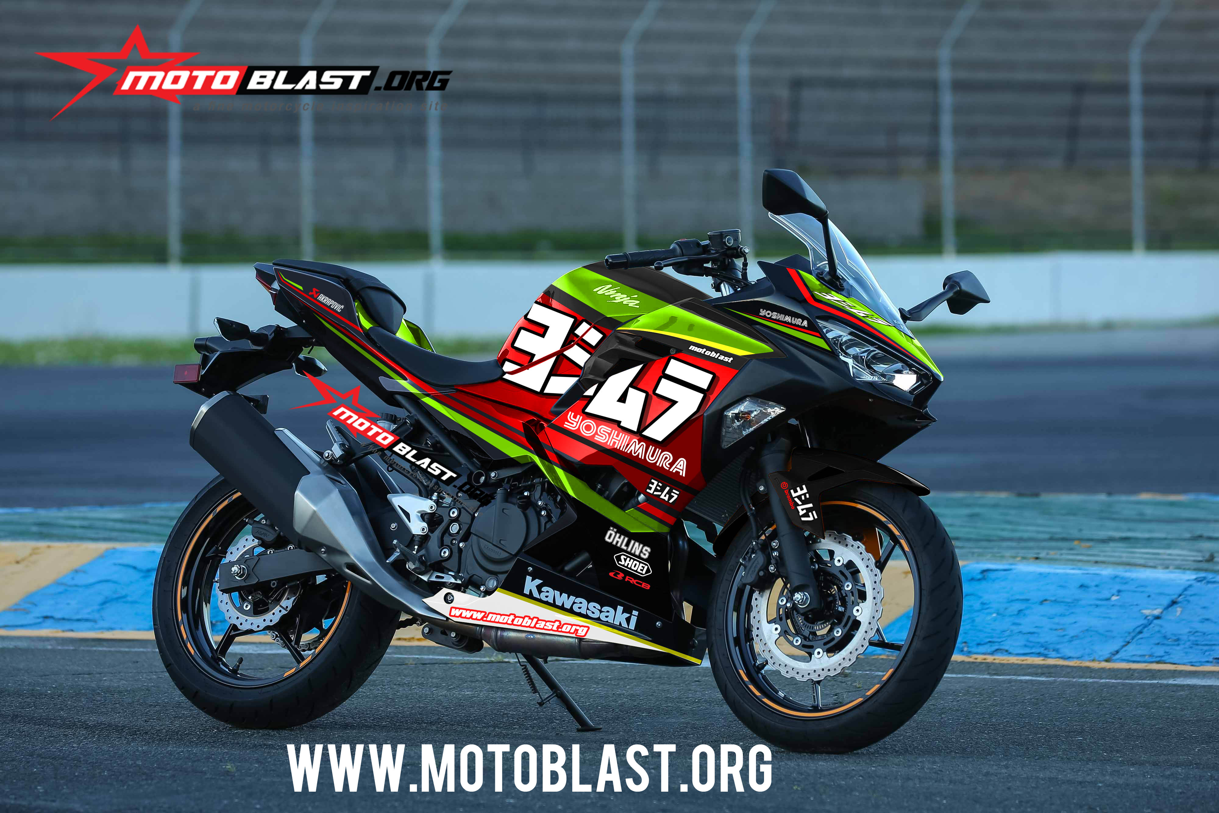 Modif Striping New Vario Merah. Modifikasi Striping Kawasaki New Ninja 250R Fi Yoshimura Racing