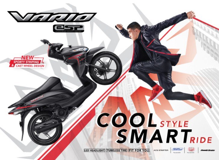 Vario 110 New Warna. New Honda Vario 110 eSP Versi 2018 Tampil Lebih Agresif dengan Warna dan Velg Baru. Berikut Spesifikasi Lengkapnya